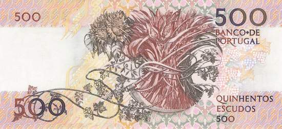 500 Escudos 4.8.1988